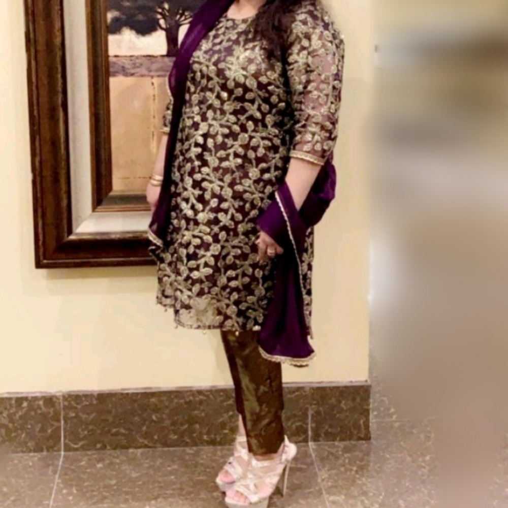 Pakistni party wear suit